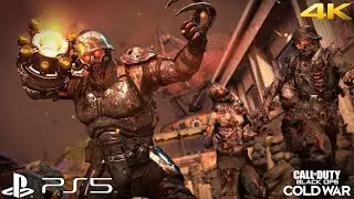COD ( COLD WAR ) ZOMBIES FIREBASE Z EASTER  EGG ENDING (4K60FPS) PS5 GAMEPLAY