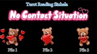 No contact Situation &hearts;️🥹 Tarot Reading Sinhala #tarot #nocontactreading #srilanka 