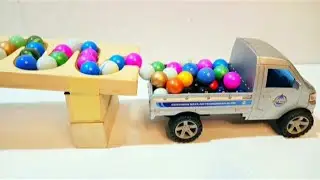 ASMR | Marble Run Race asmr ☆ HABA Slope & dump truck Pickup Trucuk