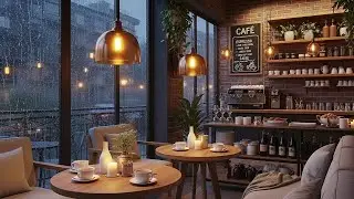 Cozy Rainy Caf&eacute; Jazz Piano ☕ Relaxing Piano Music for Study, Work & Stress Relief