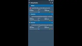 Android Mining Monitor Application