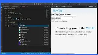 How to create simple Sign-Up Form | Easiest Beginner Sign-Up Form Using HTML & CSS |Form Friday E01