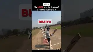 sledging with batsman keeper set trap for batter