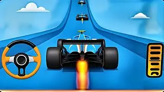 Flying Formula Car Stunt Racing - Immbosible Mega Ramp stunt Racing - Android Gameplay 🔥😍