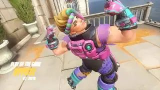 Zarya's totally 80's skin