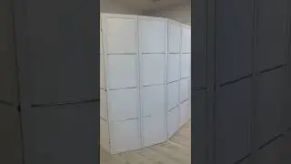 Ширма кабинет Идеал с серебром
