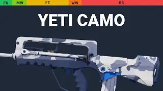 FAMAS Yeti Camo - Skin Float And Wear Preview