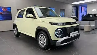 [4K] Обзор вживую Hyundai Inster Electric (Casper) 2025 года в цвете «Жемчужно-жёлтый крем»