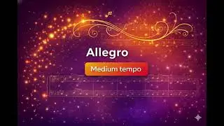 Allegro &ndash; 80 BPM | Piano Accompaniment (No Click)