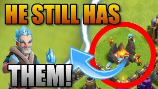 THIS PLAYER STILL HAS THE ICE WIZARD! Clash of Clans Player That Still Has X-Mas Update Ice Wizard!