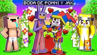 LA BODA DE POMNI Y JAX 💍😍 | THE AMAZING DIGITAL CIRCUS SE CASAN EN MINECRAFT MICHI MIAU HISTORIA