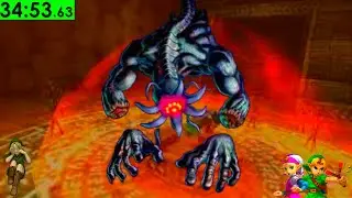 SCARY glitchless ocarina of time shadow temple speed run