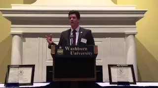Graduate of the Last Decade Award recipient Josh Looney