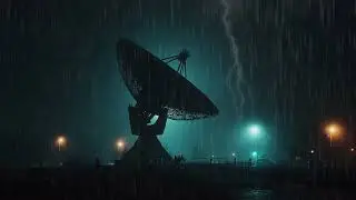 Heavy Rain with Echoes After the Signal Is Lost 🌒 Dystopian Ambient for Deep Sleep & Calm
