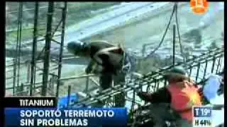 Teletrece - Canal  13  21:00Hrs. 03/05/10  Inauguración del  edificio Titanium