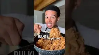 Bulking Hackfleisch Nudelplanne f&uuml;r den Muskelaufbau!