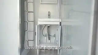 Portable Restroom With Shower 6 6x6 1ft