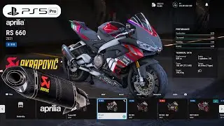 RIDE 5 | Customize Brutal Aprilia RS 660 Akrapovic Gameplay [4K PS5 Pro]