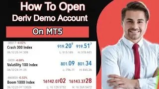 How to Open Deriv Demo Account on MT5 | How to Create Deriv Demo Account on MT5