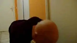 Female mask -Rebecca doll maid cleaning after boob explosion