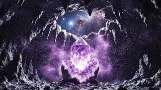 Crystal Cave on Alien Moon | Healing Crystal Bowls Soundscape | for Deep Meditation