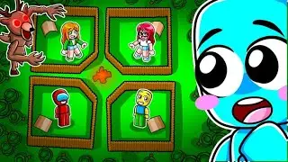 Hicimos Una BASE para Cada NIÑO en 99 Noches en el Bosque!