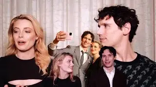 Cory Michael Smith and Gillian Jacobs being cute in inteviews for 3 minutes straight