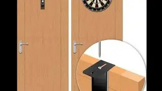 Dartboard Portable Door Hanger Pro bracket by Designa Review. Features, benefits, & Hanging Tips