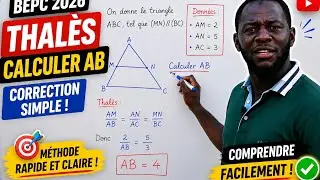 COMMENT THALÈS EN 7 MINUTES 