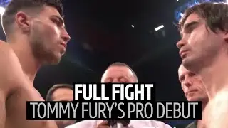 Full Fight: Tommy Fury's professional boxing debut