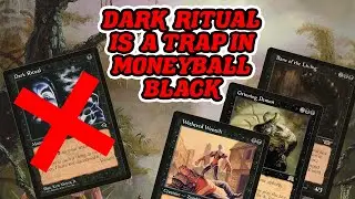 DARK RITUAL IS A TRAP IN MONEYBALL BLACK! Premodern Mono-Black Midrange MTG