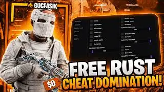 SOLO CHEATER DOMINATED with the BEST FREE CHEAT | FREE RUST CHEATS