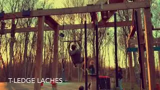 Outdoor ninja warrior course