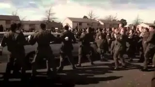 NZ Soldiers farewell comrades with funeral haka RIP