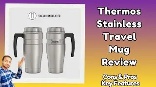 NEW Thermos Stainless Travel Mug Review  - Top 5 Best 16oz Coffee Mugs under $45