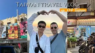 🇹🇼 Taiwan Travel Vlog (ENG 中文 SUB) | Ep.04 Tainan: City Walk, Markets, Food, Culture, Sunset