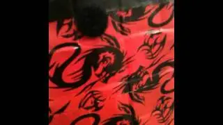 Dragon Bones: woven duct tape shoulder bag/purse