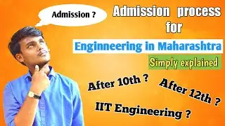 #Engineering#Admission Admission Process For Engineering In Maharashtra | Engineering Admission 2021