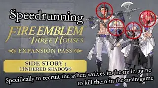 Speedrunning Cindered Shadows to recruit the ashen wolves to kill the ashen wolves