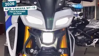 2026 New Yamaha MT-15 || TFT Console and New Colors || Detailed Walkaround Review