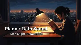 Soft Piano for Midnight Focus | Calm Background Music for Study, Work, and Stress Relief