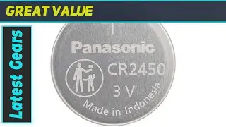 Panasonic CR2450 Battery Replacement for Ford F-Series Smart Key Fob (2018-2021)