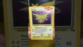 Fossil Zapdos!! #shorts #pokemon #pokemoncards #smallyoutuber #wizardsofthecoast