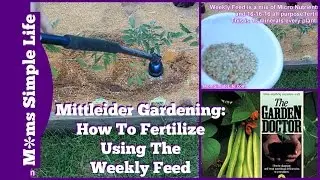 Mittleider Gardening: Weekly Feed Day!