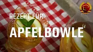 F&uuml;r dieses exotische Bowle Rezept aus der DDR brauchst du vor allem &Auml;pfel - Apfelbowle selber machen