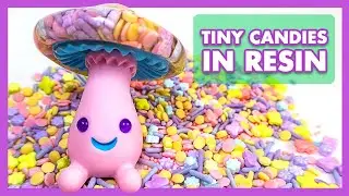 Casting Sprinkles Into A Handmade Mold | Kawaii Resin