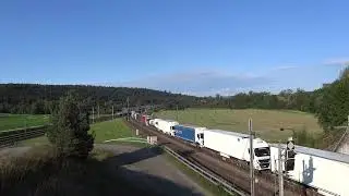 LKW-Transport - Rollende Landstrasse auf der Stammstrecke