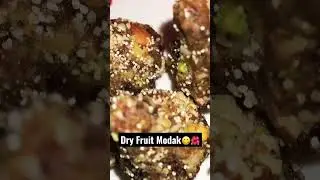 #shorts/ #dryfruitmodak😋🌺/ #KruSha&rsquo;sDreamKitchen/ Do check full recipe on my channel☺️👍🏻