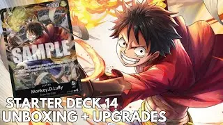 How to UPGRADE the Starter Deck 14 Luffy (Unboxing)
