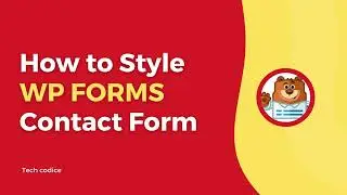 How to style wpforms contact form in elementor | WordPress 